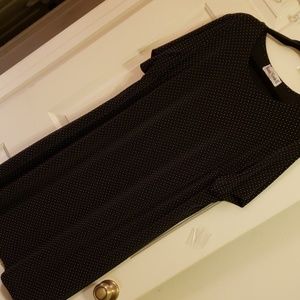 Black 3x polka dot dress